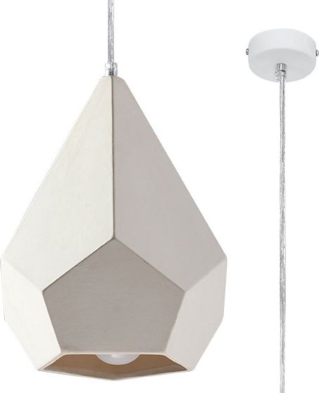 Lampa wisząca Lumes Biała geometryczna lampa wisząca - EXX238-Pavlis