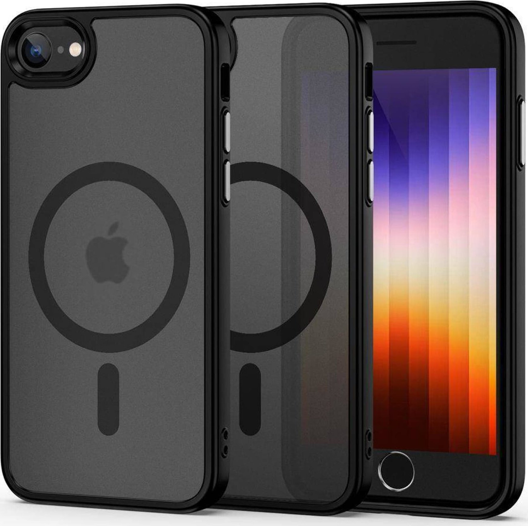 Tech-Protect Etui IPHONE SE 2022 / SE 2020 / 7 / 8 Tech-Protect Magmat MagSafe czarne