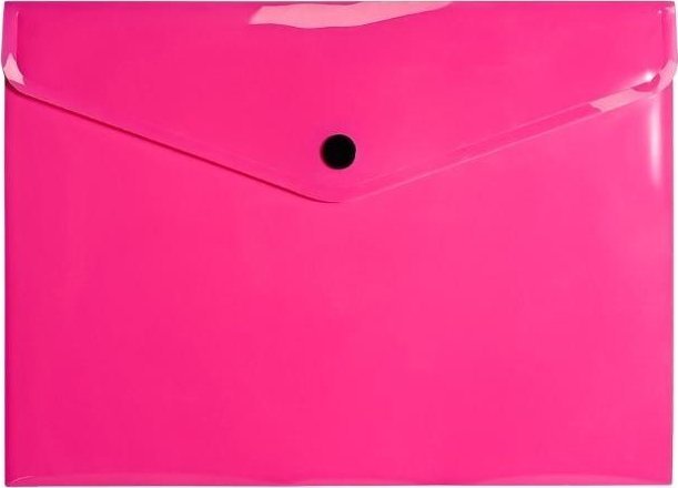 Teczka koperta A5 PP neon różowa