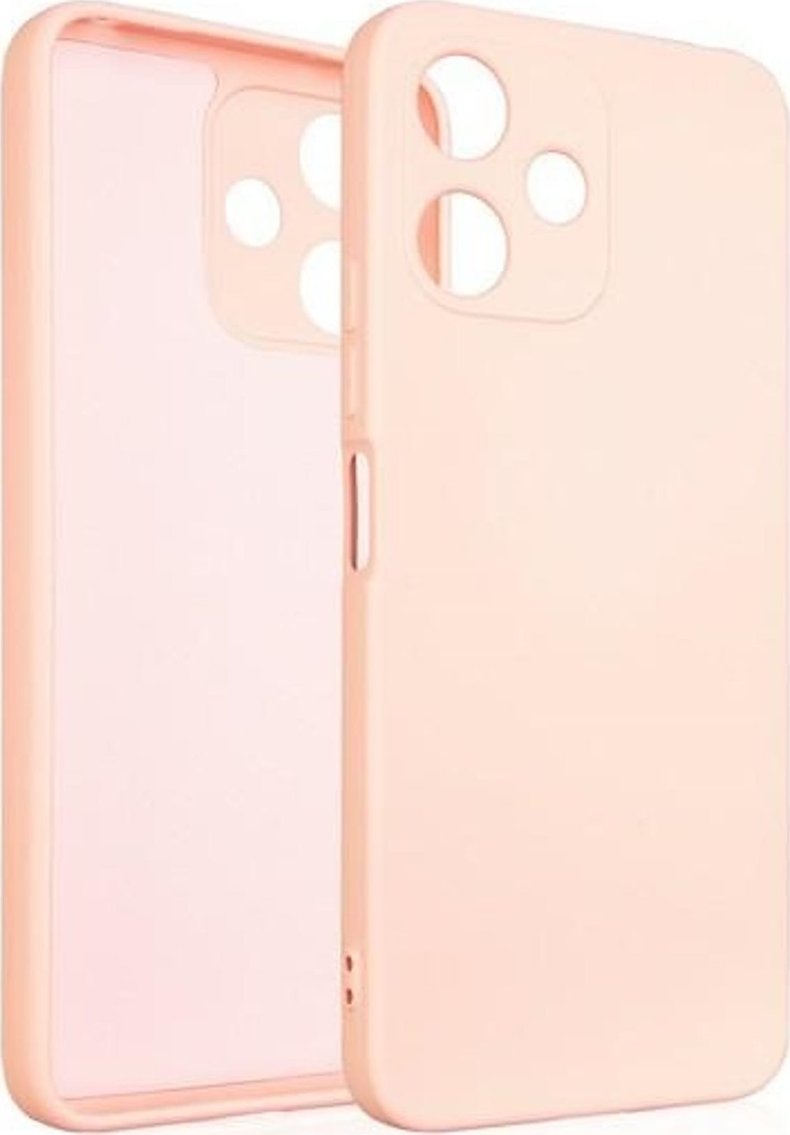 Beline Beline Etui Silicone Xiaomi Redmi 12 różowo-złoty/rose gold