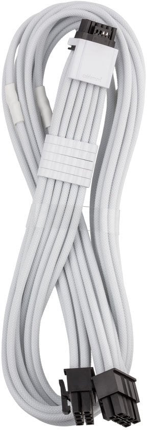 CableMod C-Series Pro ModMesh 12V-2x6-Kabel, Sleeved, 16-Pin zu 2x 8-Pin, fr Corsair Type 4 und 3 PSUs - wei, 60cm