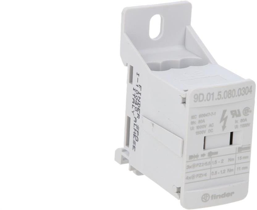 Blok rozdzielczy dystrybucyjny 80A wejście 3x16mm2 / wyjście 4x6mm2