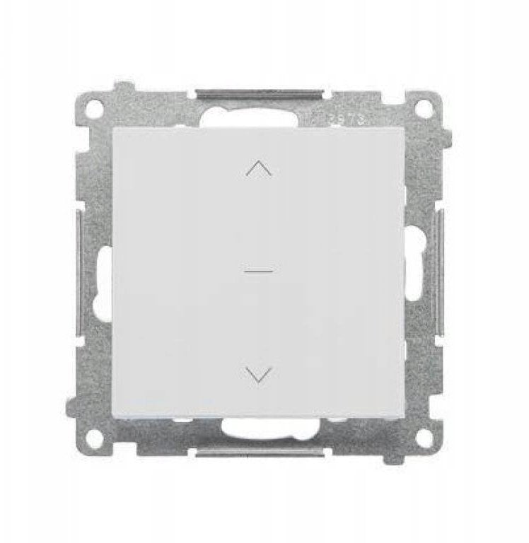 Simon 55 Przycisk roletowy (moduł) 10 A, 250 V~, szybkozłącza Jasnoszary mat TZP1K.01/114