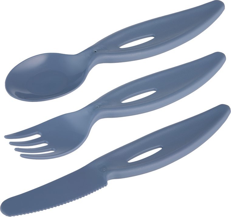 Zestaw sztućców: łyżka, widelec, nóż 31/418 blu