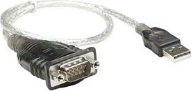 Kabel USB Manhattan USB-A - 0.45 m Przezroczysty (205146)