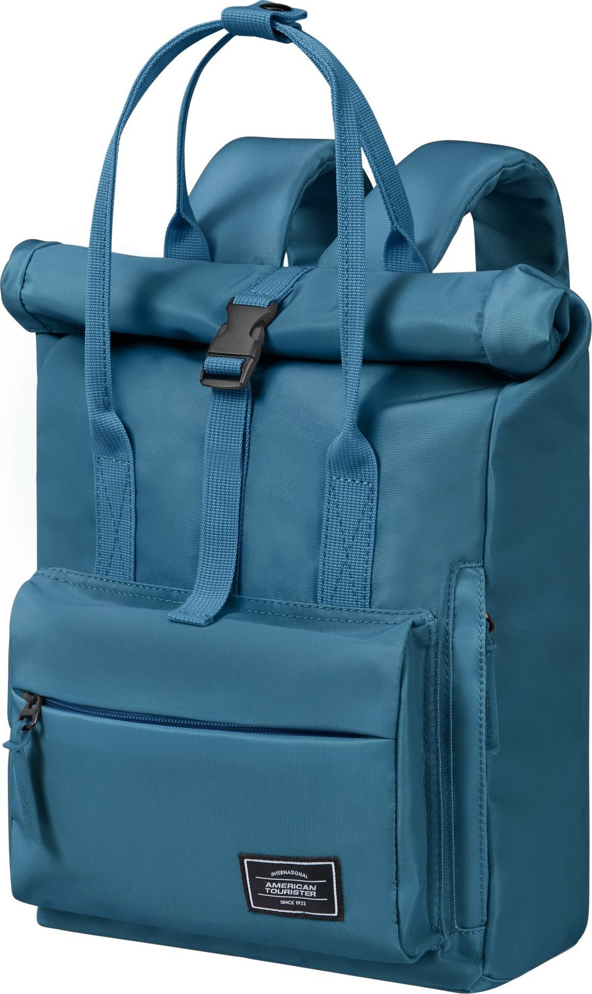 American Tourister 143779 E612 PLECAK AMERICAN TOURISTER UG16 CITY ROLL-TOP STONE BLUE