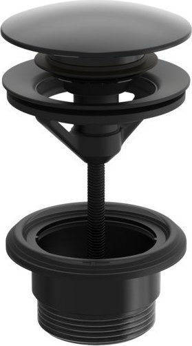 Oras ZAWÓR SPUSTOWY KLIK-KLAK, CZARNY MATOWY