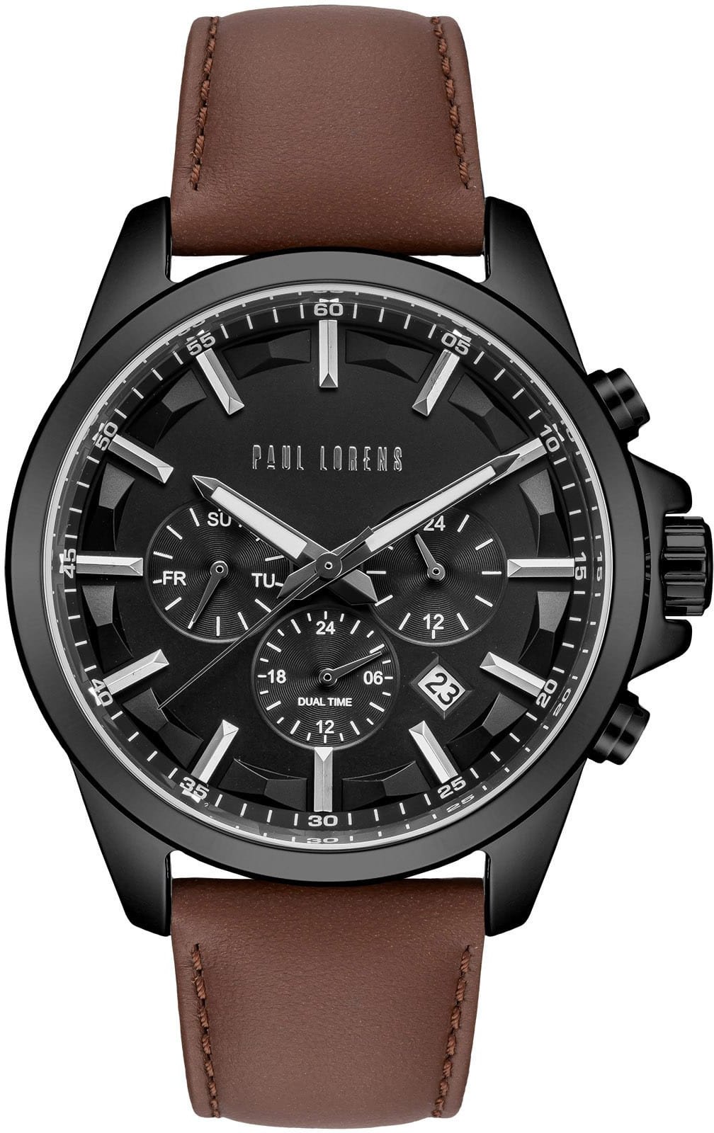 ZEGAREK MĘSKI PAUL LORENS - PL20010A-1B2 (zg379d) + BOX