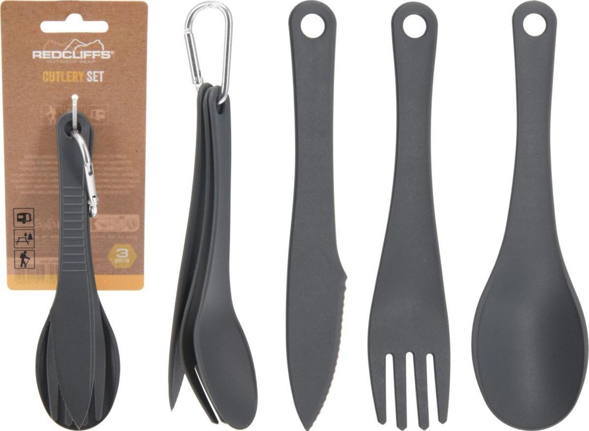 NIEZBĘDNIK SZTUĆCE TURYSTYCZNE 3W1 PLASTIKOWE REDCLIFFS