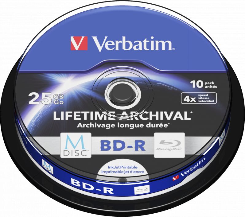 Verbatim BD-R 25 GB 4x 10 sztuk (VERDVD45118)