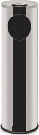 Kosz na śmieci ALDA popielnica 15L srebrny (630)