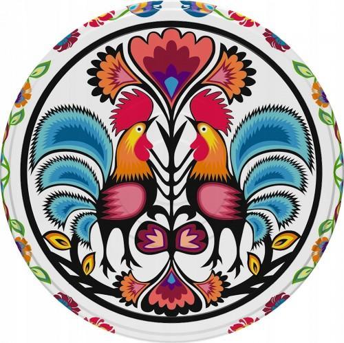 Browin Zakrętka do słoików fi66 wzór Folklor 10 szt