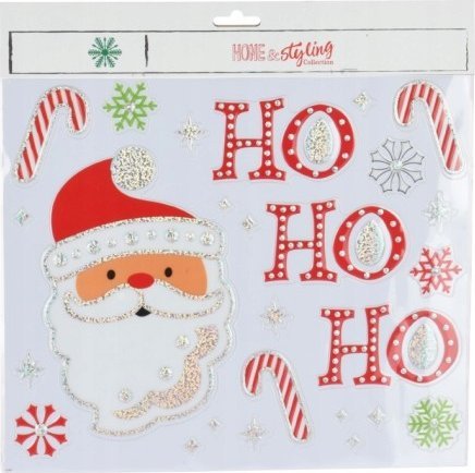 Koopman Naklejki świąteczne na okno i ścianę ozdobne kolorowe 25 cm