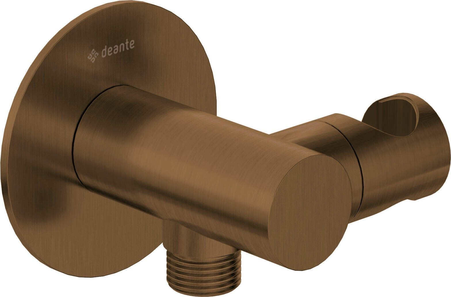 Deante Przyłącze kątowe okrągłe z uchwytem na słuchawkę