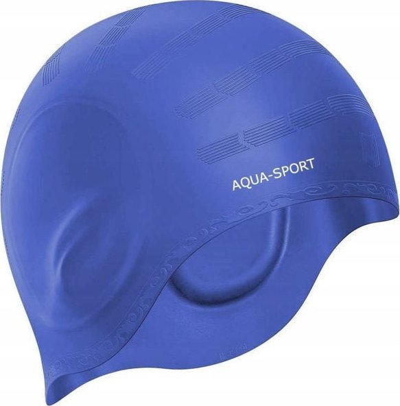 Aqua-Sport CZEPEK PŁYWACKI SILIKONOWY ZAKRYWAJĄCY USZY BASEN