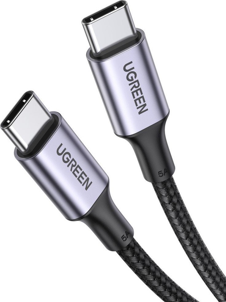 Kabel USB Ugreen USB-C - USB-C 1 m Czarny (70427B)