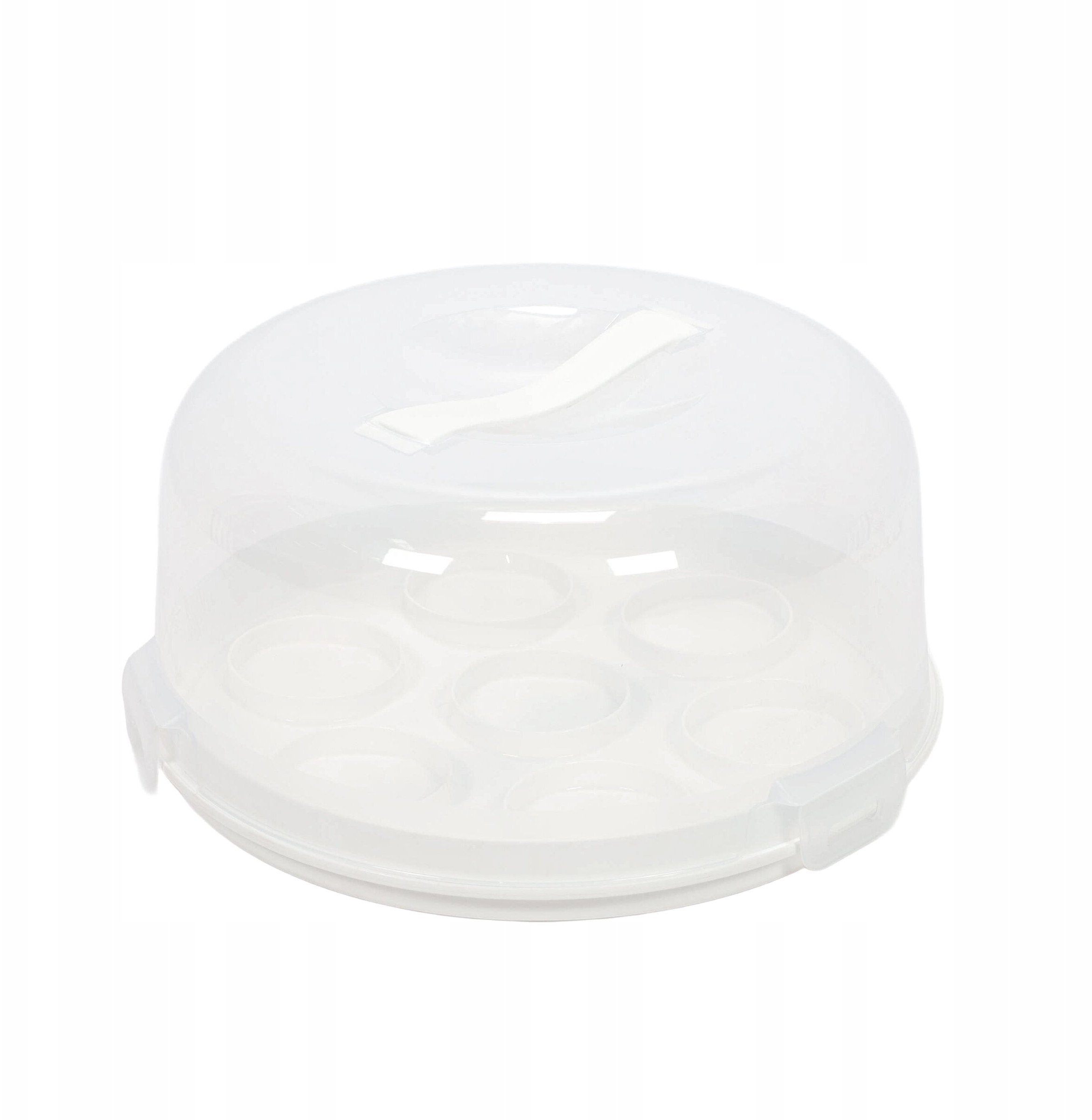 Przenośne pudełko na tort lub muffinki, Ø 25 x 14 cm