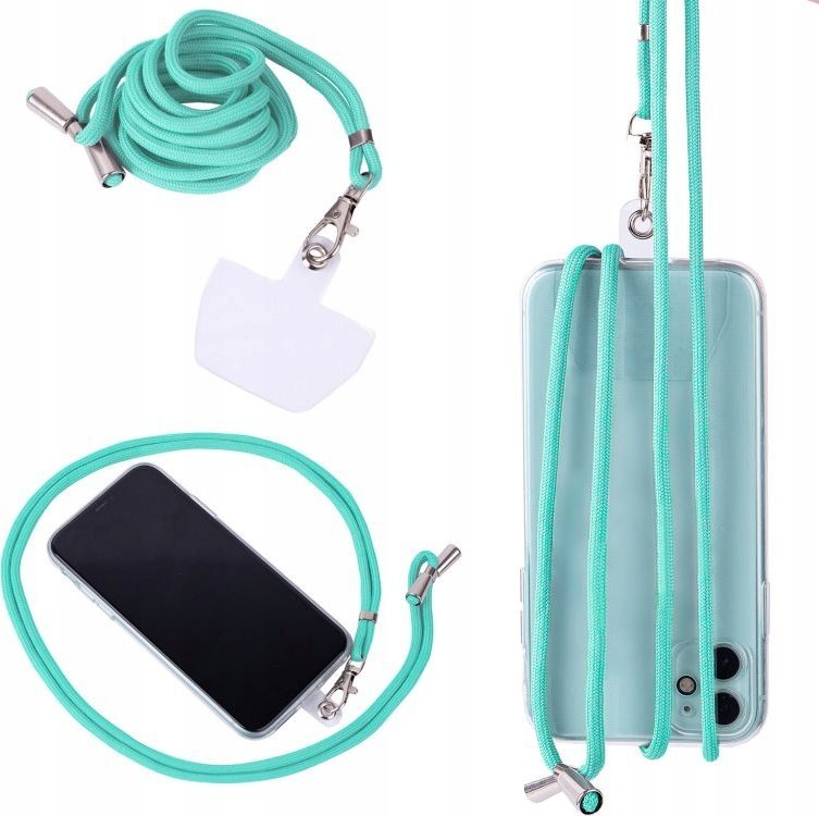 Hello Case UNIWERSALNA TASIEMKA SMYCZKA NA SZYJĘ DO TELEFONU SZNUREK MORSKI 150 CM