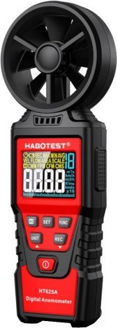 КиКо Anemometr (pomiar siły wiatru, pomiar temperatury) - ekran LCD