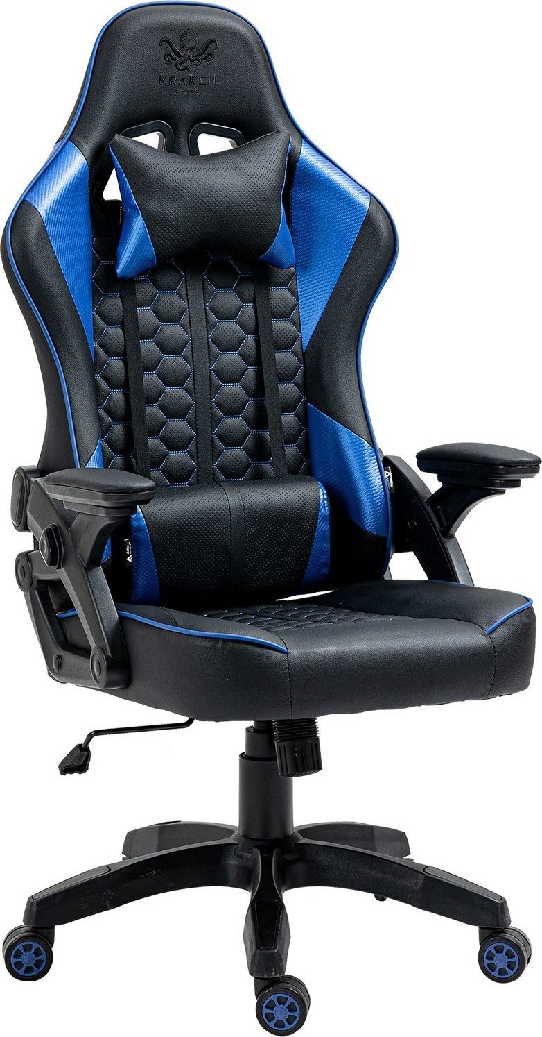 Fotel Kraken Feyton czarno-niebieski