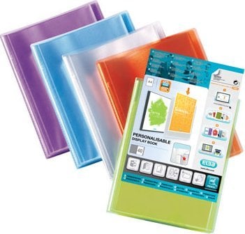 Elba Demomappe Polyvision A4 m/20 lommer lomme og forside klar