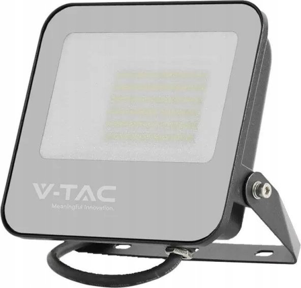Naświetlacz V-TAC Projektor LED V-TAC 50W SAMSUNG CHIP Czarny 160Lm/W VT-44051 4000K 8000lm 5 Lat Gwarancji