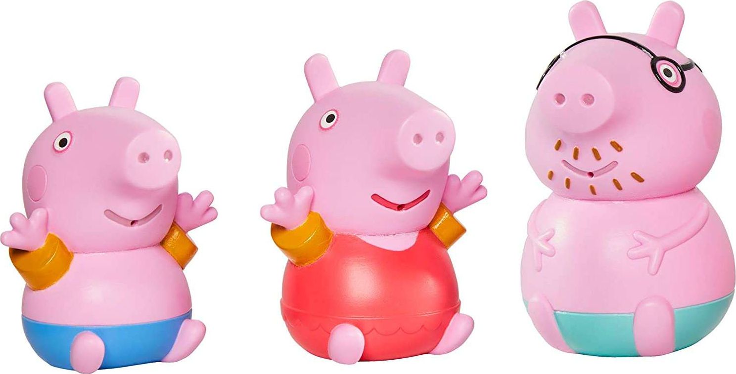 Tomy Świnka Peppa Figurki do wody z Świnką Tatą 3szt