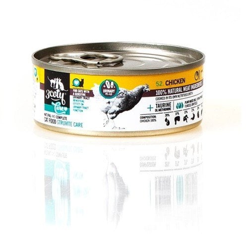 3Coty CHICKEN Struvite Care for cats with sensitive urinary tract 80g