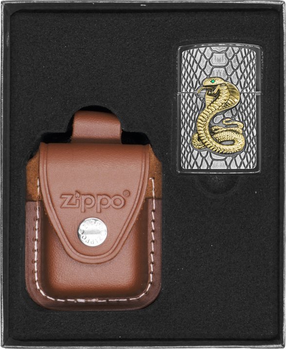 Zestaw ZIPPO Zapalniczka COBRA NEW Prezentowy No2
