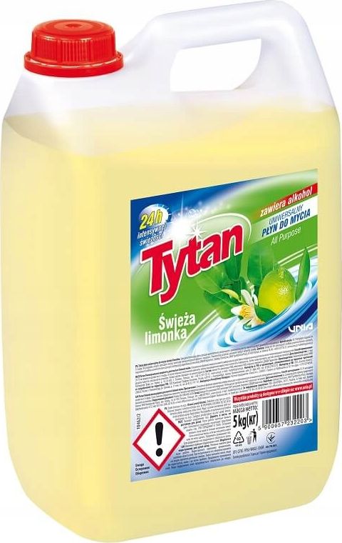 Tytan Uniwersalny płyn do mycia świeża limonka 5 kg