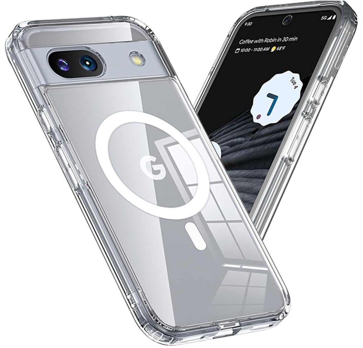 Etui Supero TPU Acrylic z MagSafe do Google Pixel 8A, przezroczyste