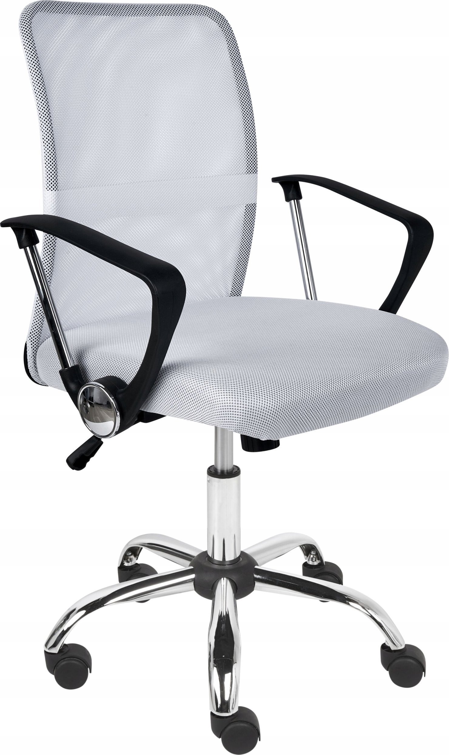 Krzesło biurowe Beliani Fotel biurowy Złamana biel BEST