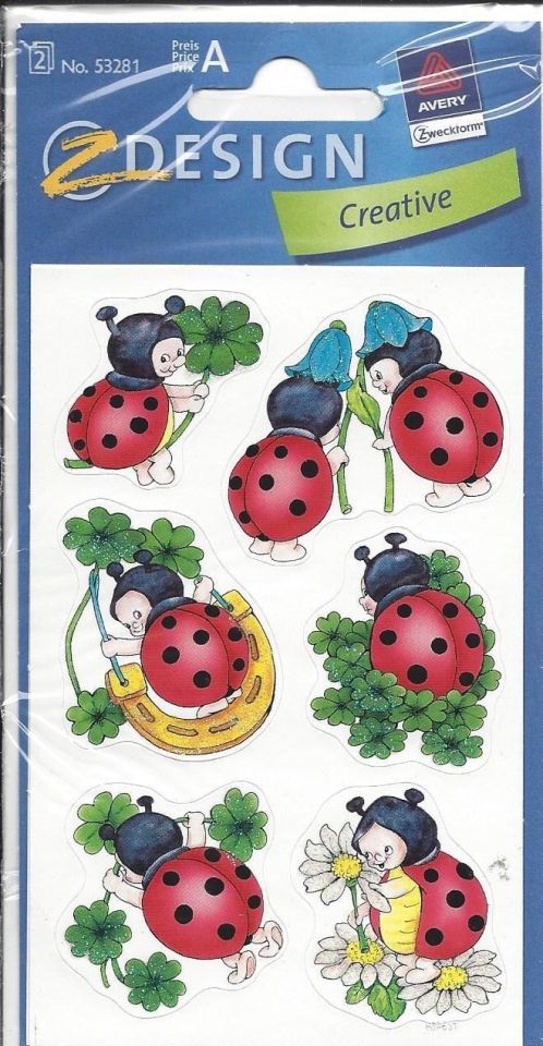 Avery Zweckform Naklejki papierowe biedronki (106829)