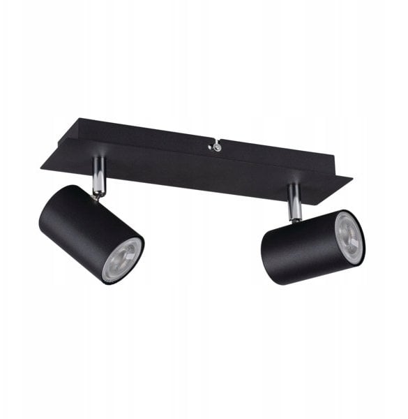 Oprawa ścienno-sufitowa GU10 2x max 10W EVALO EL-2I B-SR czarny 35693