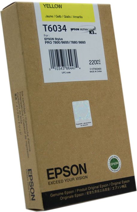 Tusz Epson C13T603400 zółty