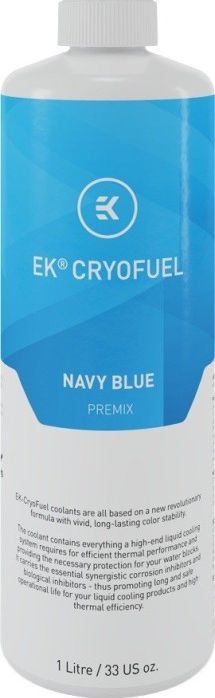 EK Water Blocks EK Water Blocks EK-CryoFuel, 1000ml Fertiggemisch - Navy Blue