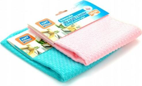 Ravi Ścierka do szyb i luster z mikrofibry 30 x 30 cm