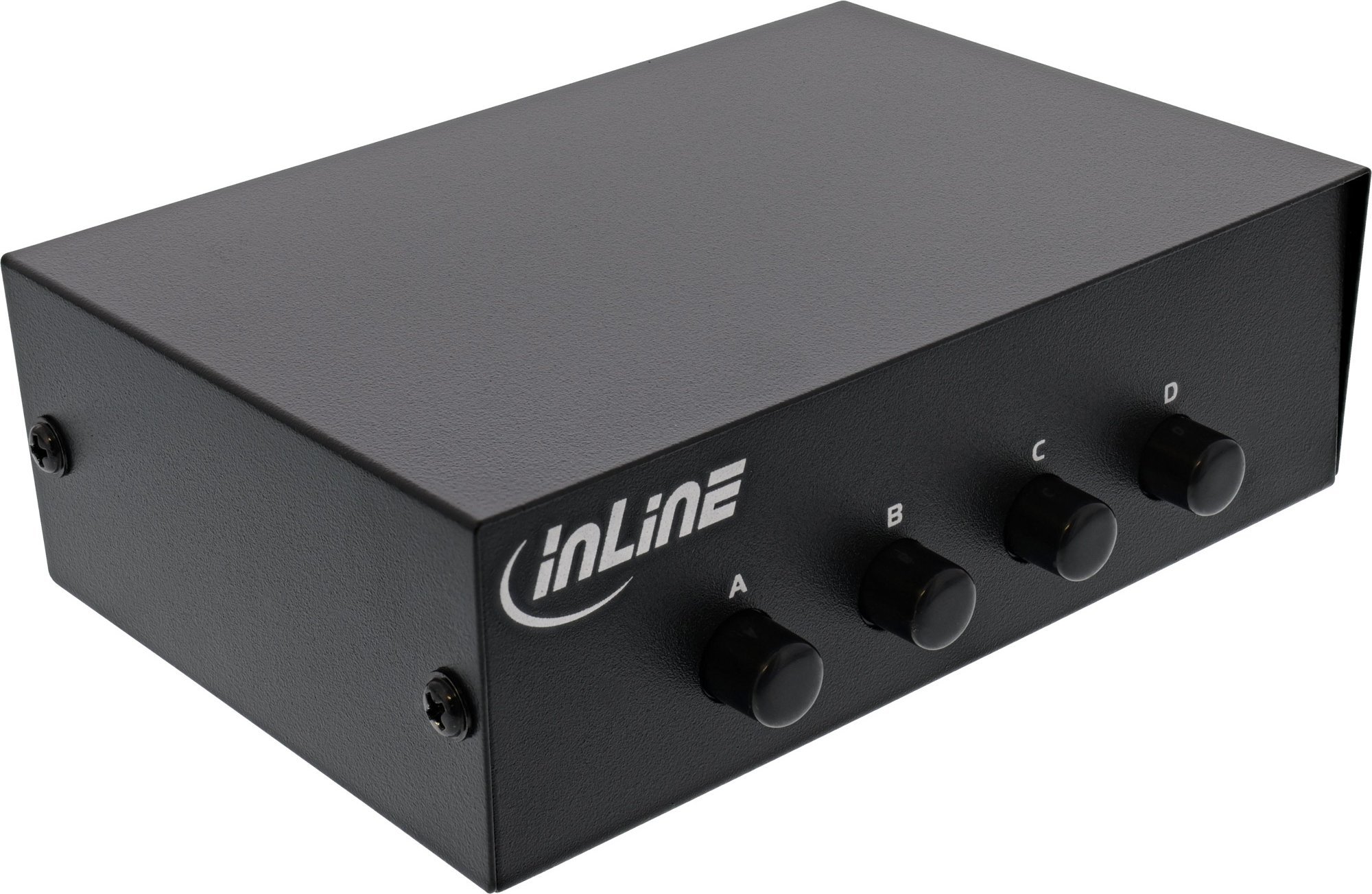 InLine InLine® Serial switch manual 4-port, RS232, 9-pin Sub-D