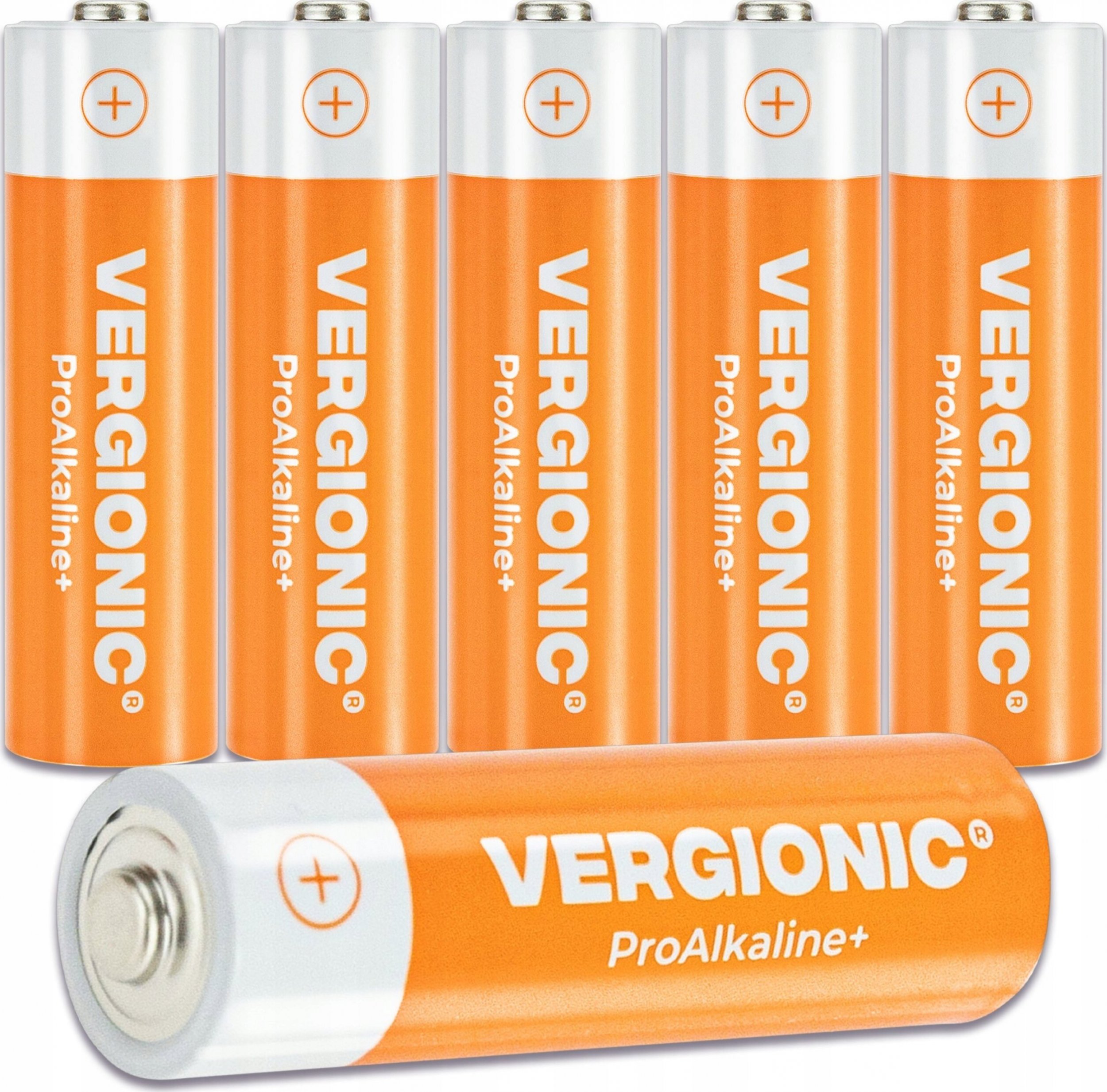 VERGIONIC BATERIE ALKALICZNE AA PALUSZKI 6SZT R6 1,5 V WYDŁUŻONY CZAS PRACY