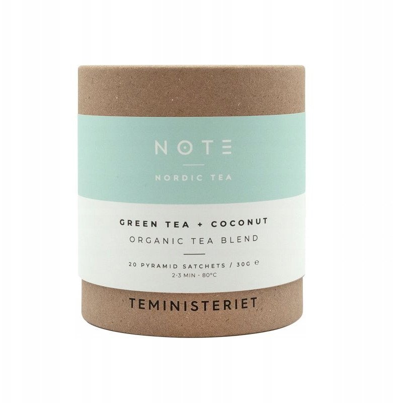 Teministeriet Herbata Note Green Tea Coconut Organic 20 torebek