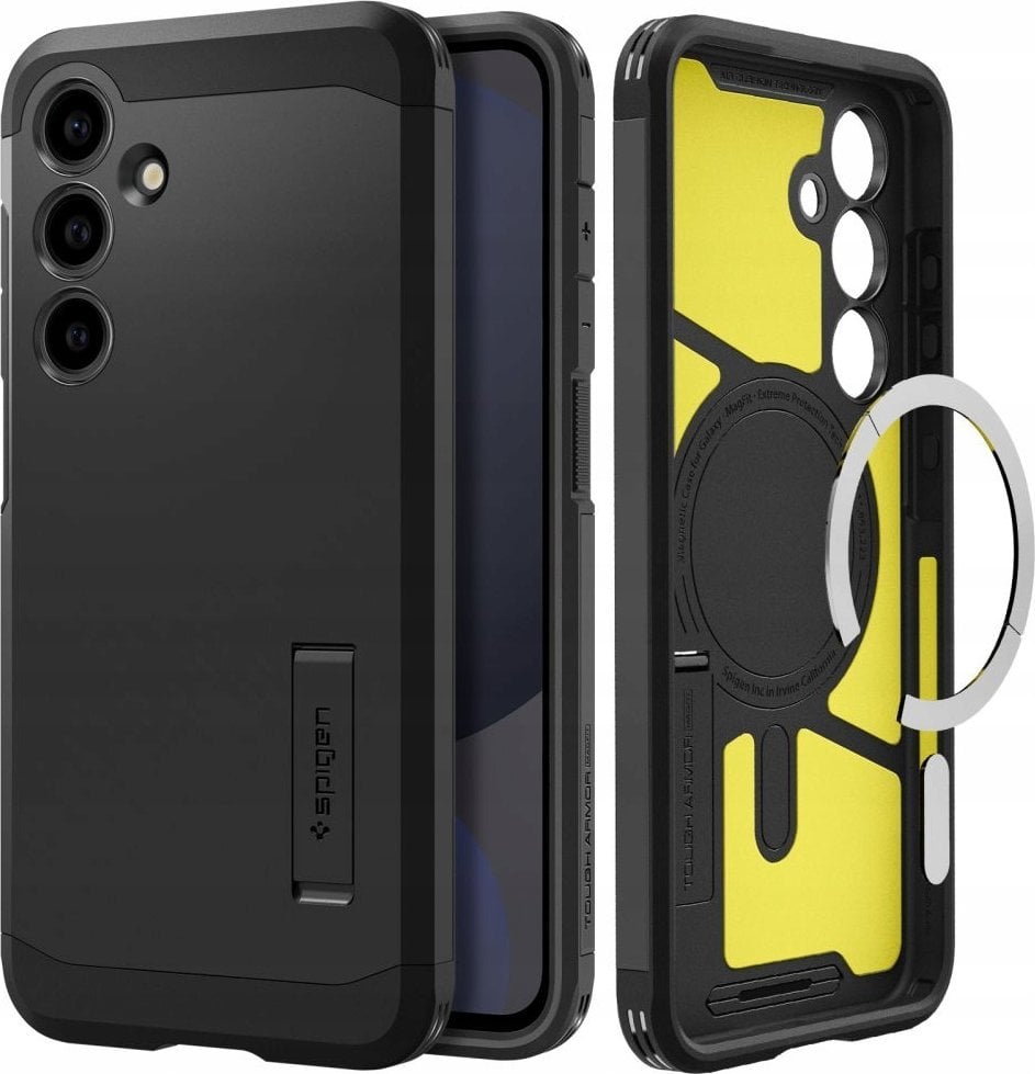 Spigen Etui Tough Armor MagSafe do Galaxy S25 - czarne