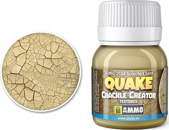 Vallejo Ammo: Quake Crackle Creator Textures - Scorched Sand (40 ml)