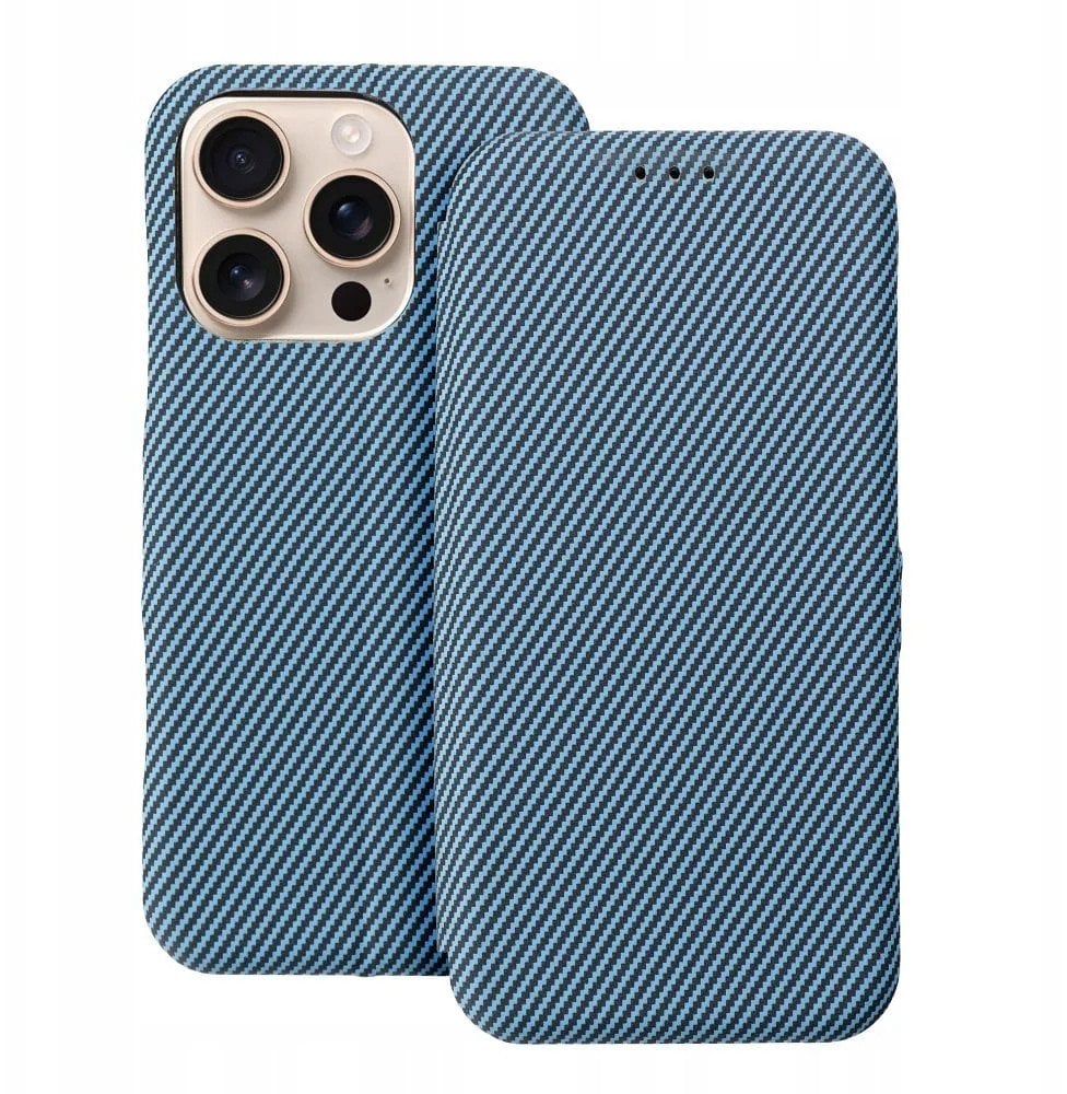 Kabura FOLIO Side Magnet do IPHONE 16 PLUS niebieski