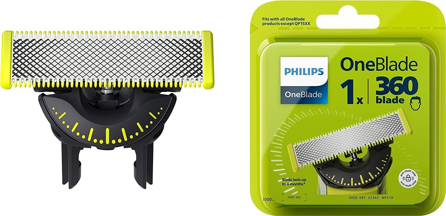 Philips Philips | OneBlade Replacement blade | QP410/50 | Juodas/Žalias