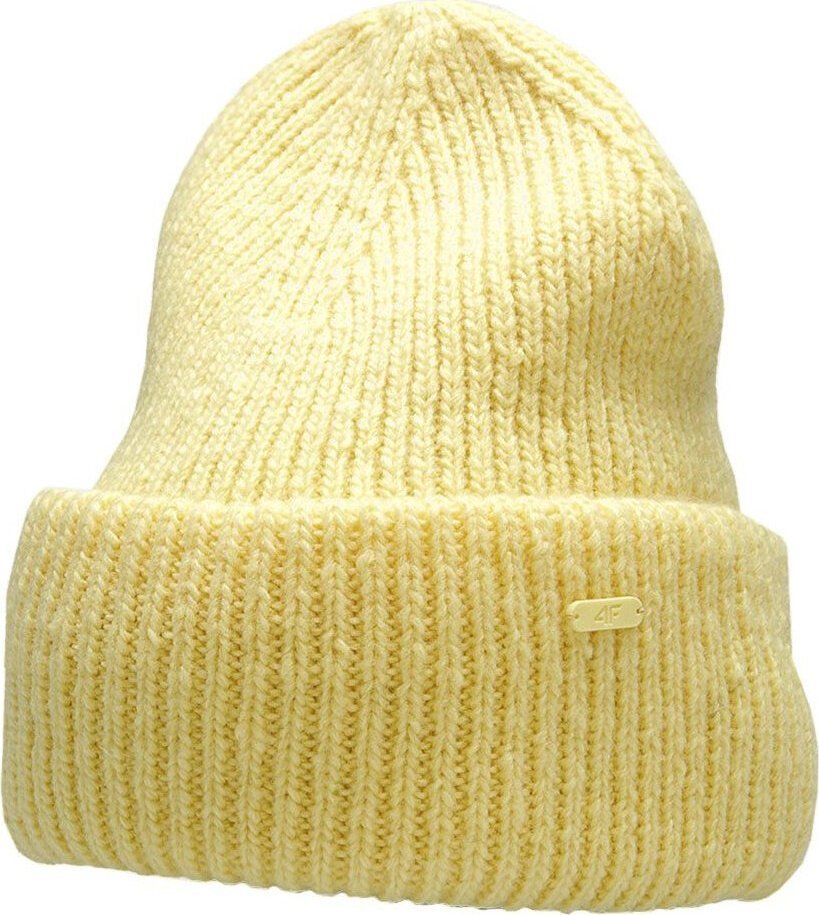 4f Czapka damska 4F żółta H4Z22 CAD005 71S S