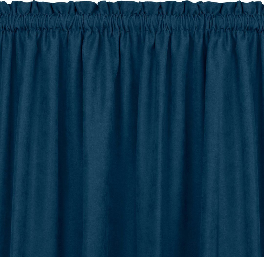 Homede Homede Zasłona MILANA szenilowa z tunelem 420x175 indygo wzór 2