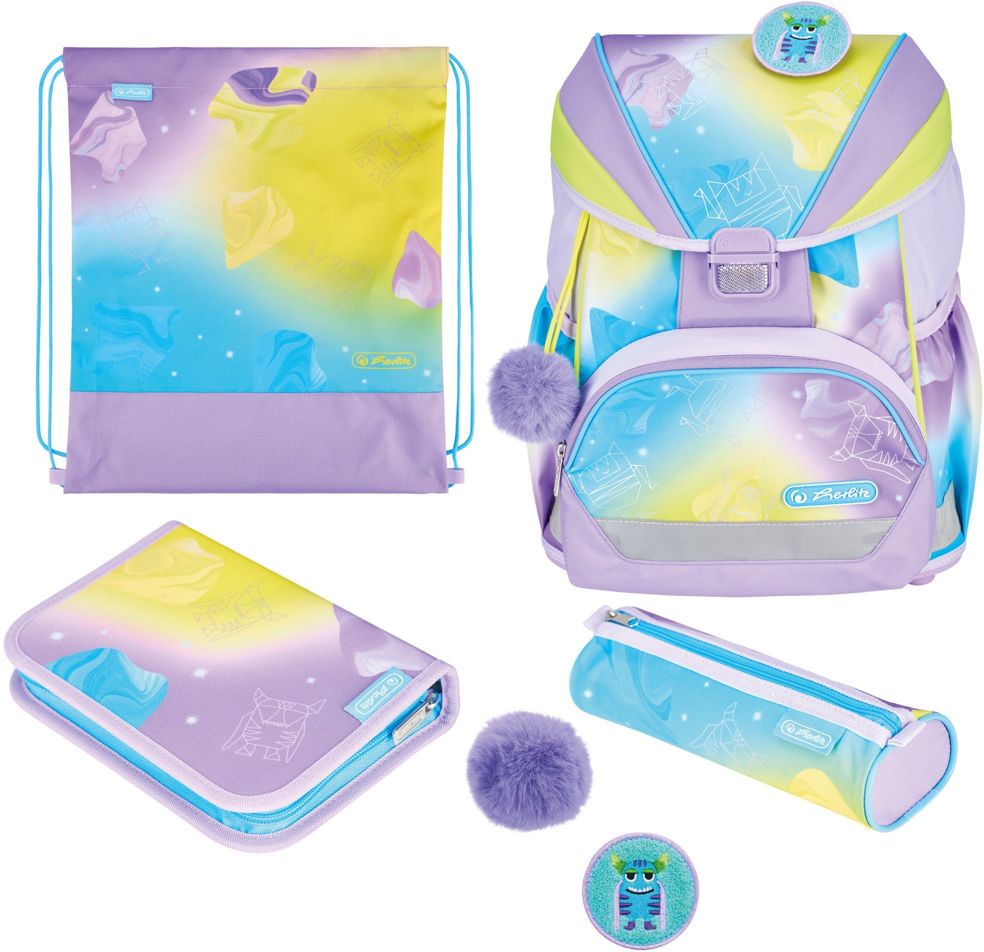 Herlitz Schulranzen UltraLight XL Plus Little Monster