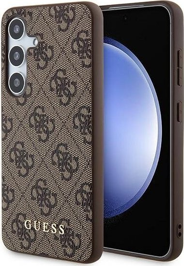 Guess GUOHCSA55G4GFBR A55 A556 brązowy/czarny hardcase 4G Metal Gold Logo