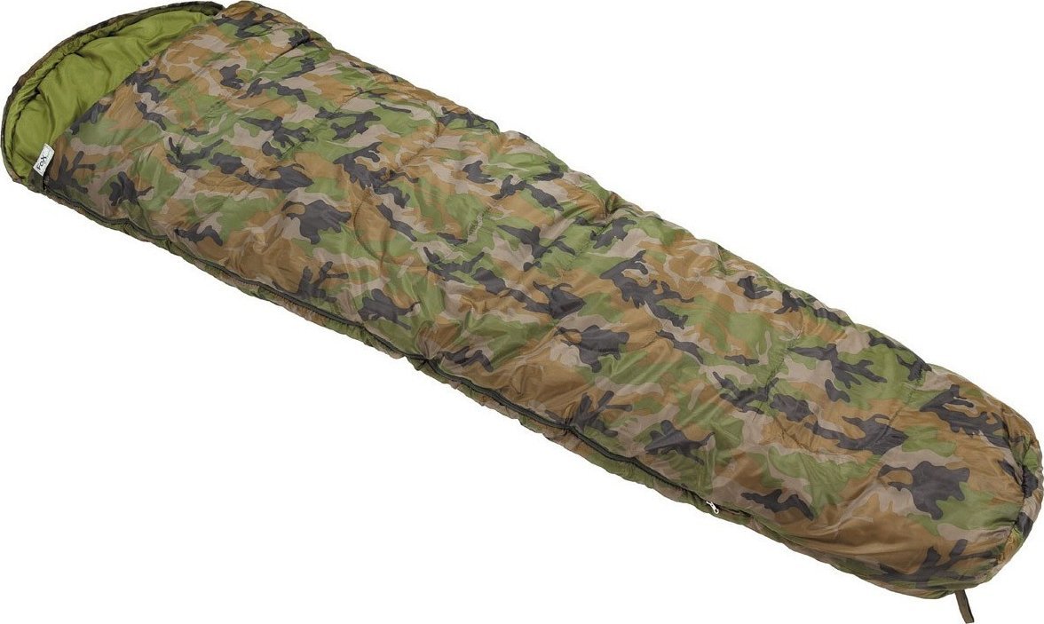 Fox Śpiwór puchowy z dwuwarstwowym wypełnieniem woodland