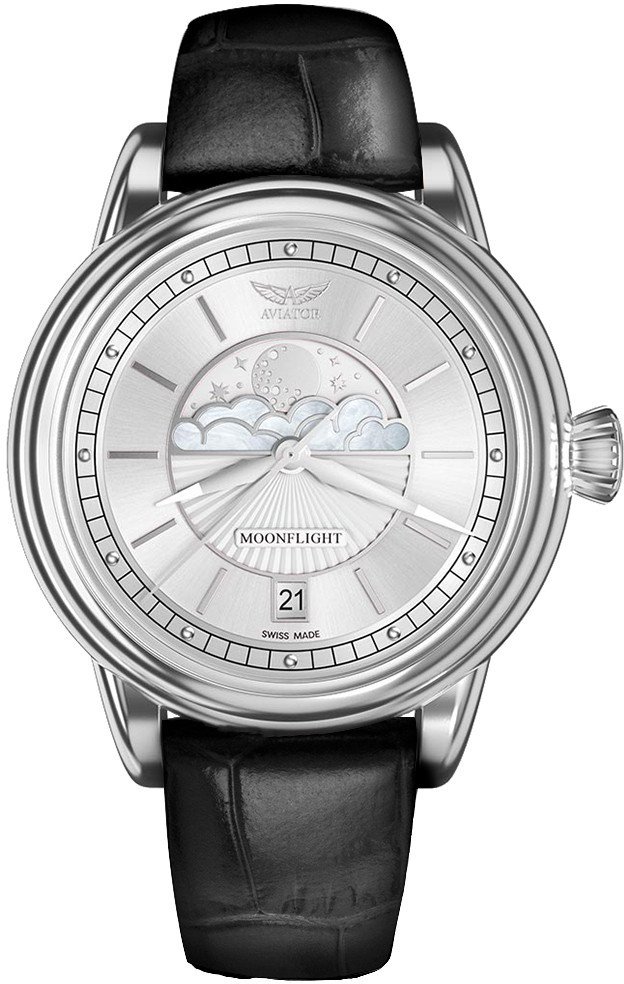 Zegarek damski Aviator V.1.33.0.250.4BM czarny